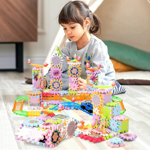 مكعبات بناء كهربائية ذكية  – 203 قطعة